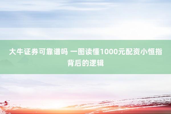 大牛证券可靠谱吗 一图读懂1000元配资小恒指背后的逻辑